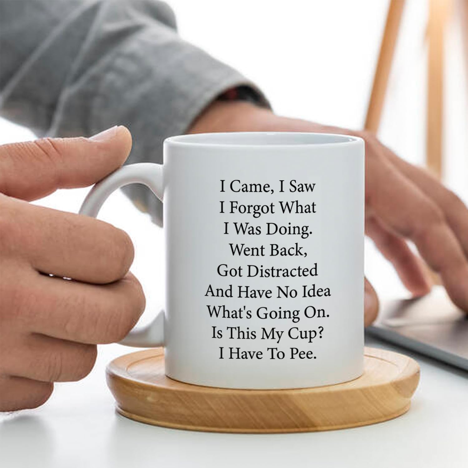 Funny I Came I Saw I Forgot What I Was Doing Coffee Mug For The Elderly, Senior Citizens Mug, For Senior Women And Men, Birthday, Mother's Day, Father's Day, Christmas
